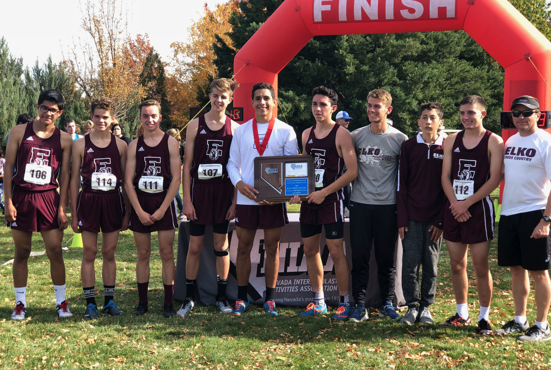 Elko boys 3A North cross country regional championship
